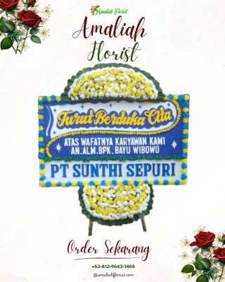 Papan Bunga Duka di Anggana