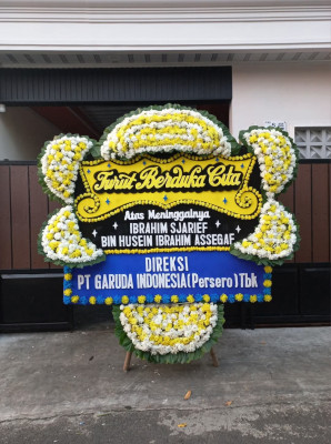 Papan Bunga Duka di Anggana