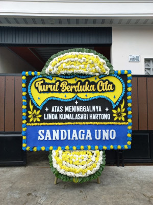 Papan Bunga Duka di Anggana